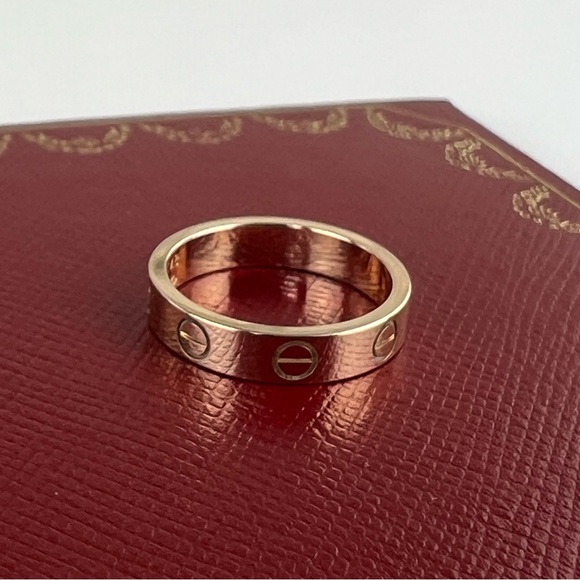 Authentic Cartier Live Ring Rose Gold 48 - Picture 5 of 10